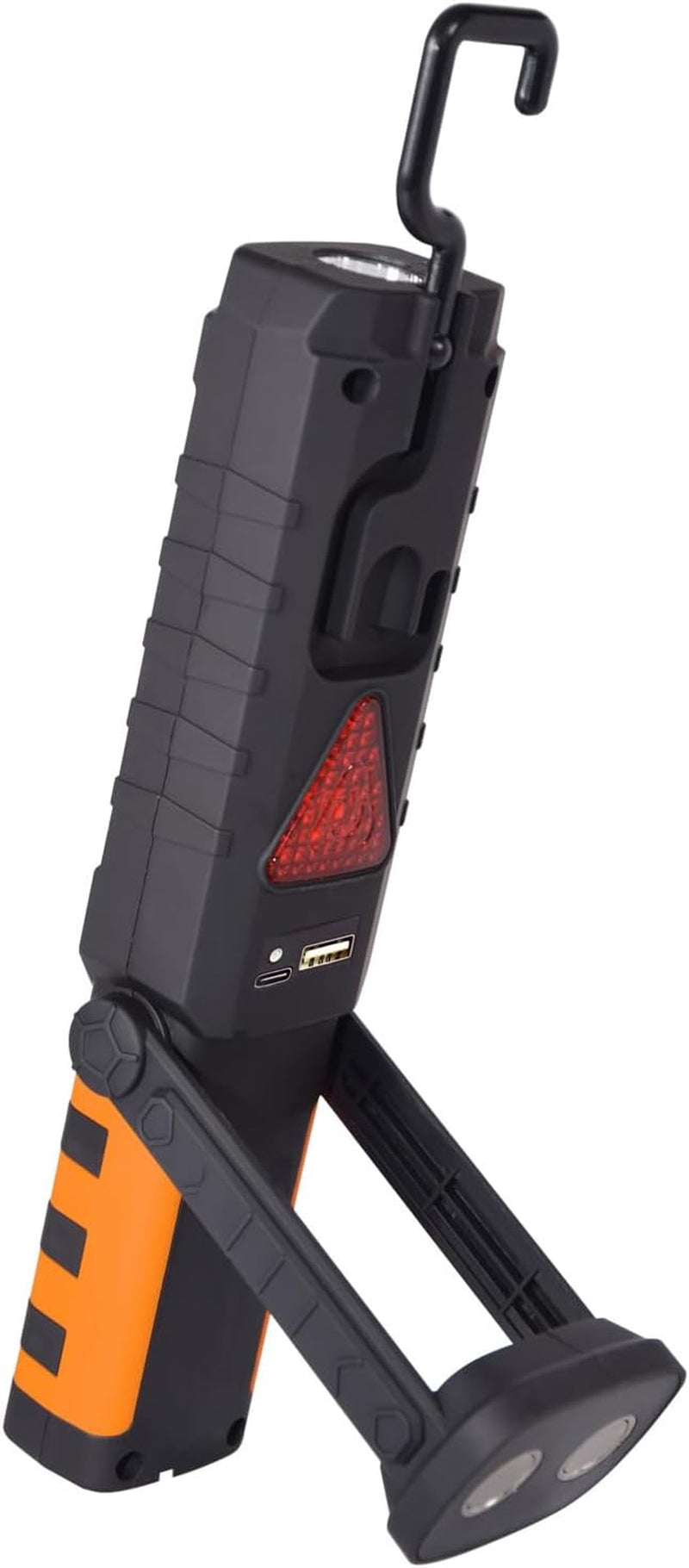 Lyyt | 3-In-1 Rechargeable Bright Worklight: 3W COB Leds, Secondary LED Torch, and Emergency Red LED | Features Swivel Hook, Magnet, and USB Powerbank Function