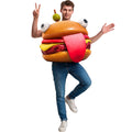 Fortnite Big Eyes Burger Cosplay Costume Cartoon Hamburger Sponge Suit Halloween Food Theme Event Parade Costume
