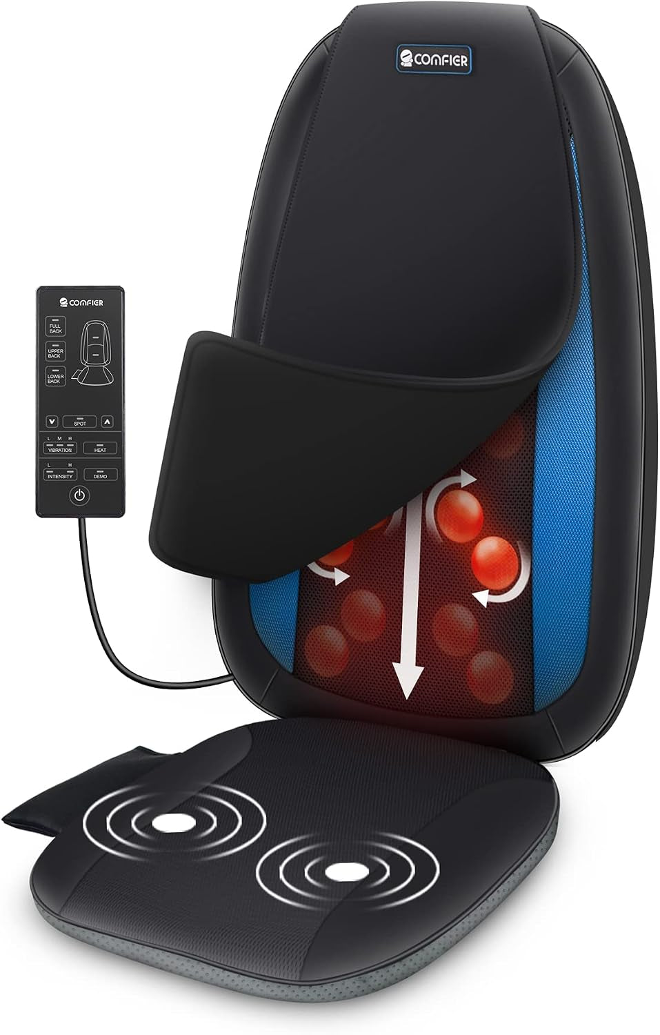 Shiatsu Back Massager with Heat, Massage Chair for Full Back