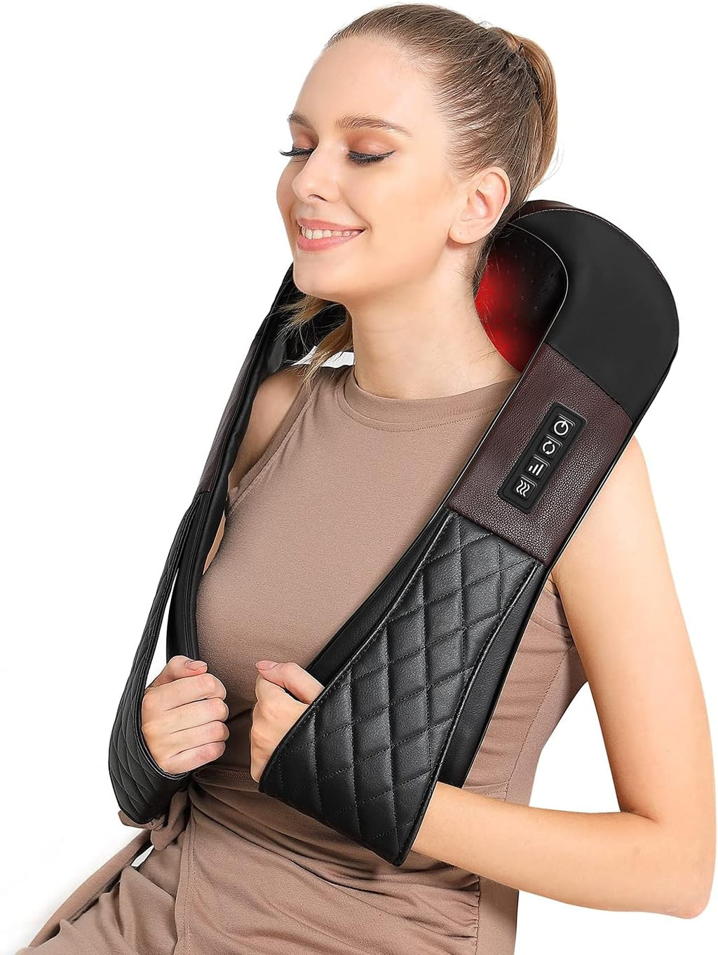 Shiatsu Neck Massager with Heat for Pain Relief