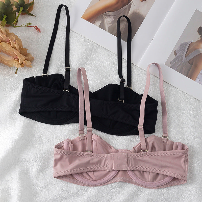 Cotton Full Cup Bra with Steel Ring for Women, Breathable Shaping Underwear