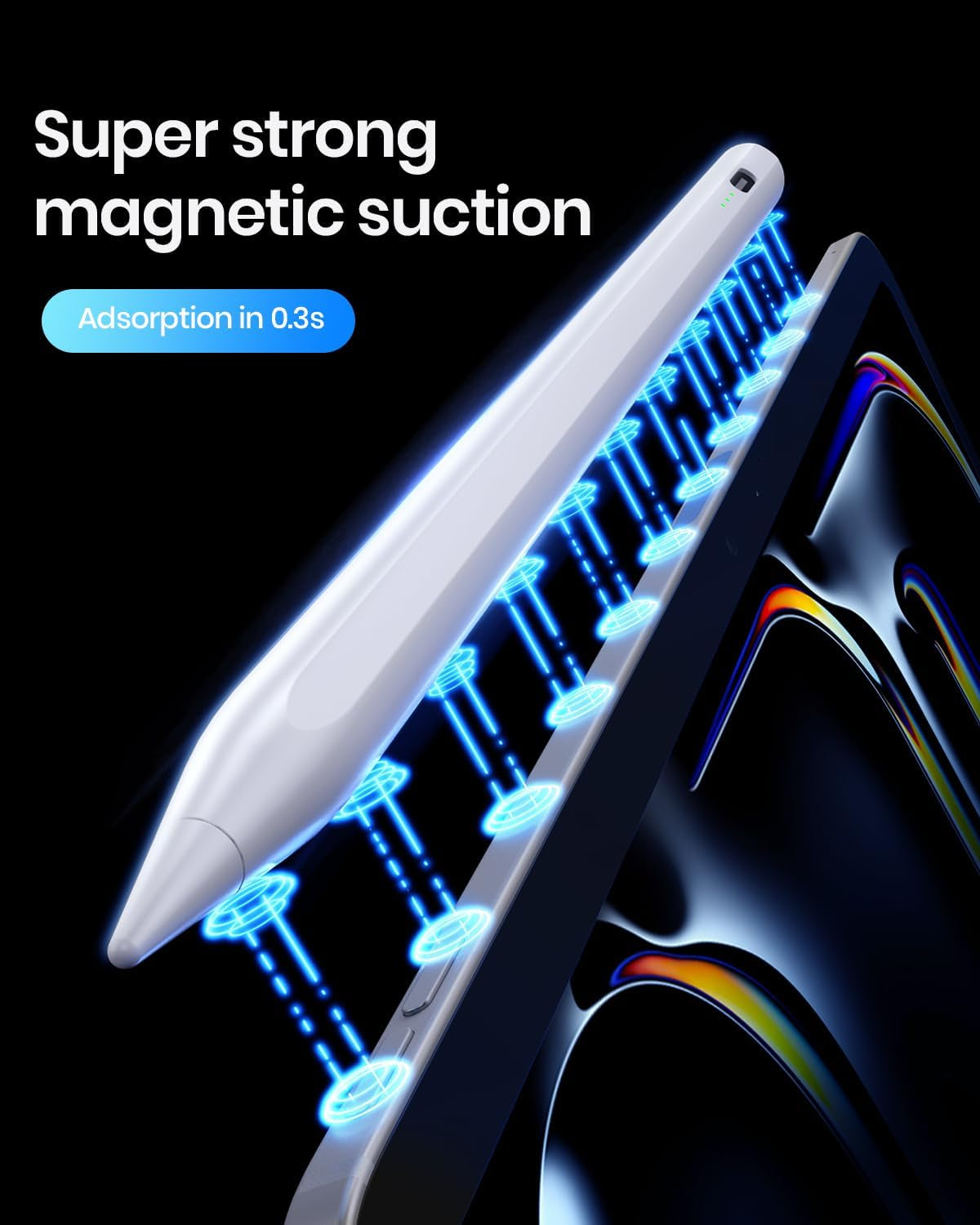 HSTT Pencil for Ipad 2018-2026 2X Fast Charging,Palm Rejection