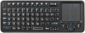 Mini Wireless Keyboard with Trackpad, IR Remote, Small Keyboard for Home Entertainment, Smart TV, Mac, Laptop, Windows, Tablet, Projector (2.4G+Bluetooth, Rechargeable, Backlit)