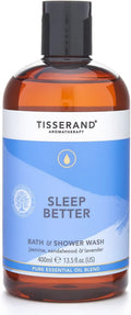 - Sleep Better - Bath & Shower Wash - Lavender, Jasmine & Sandalwood Essential Oils - 100% Natural Pure Essential Oils - 400Ml
