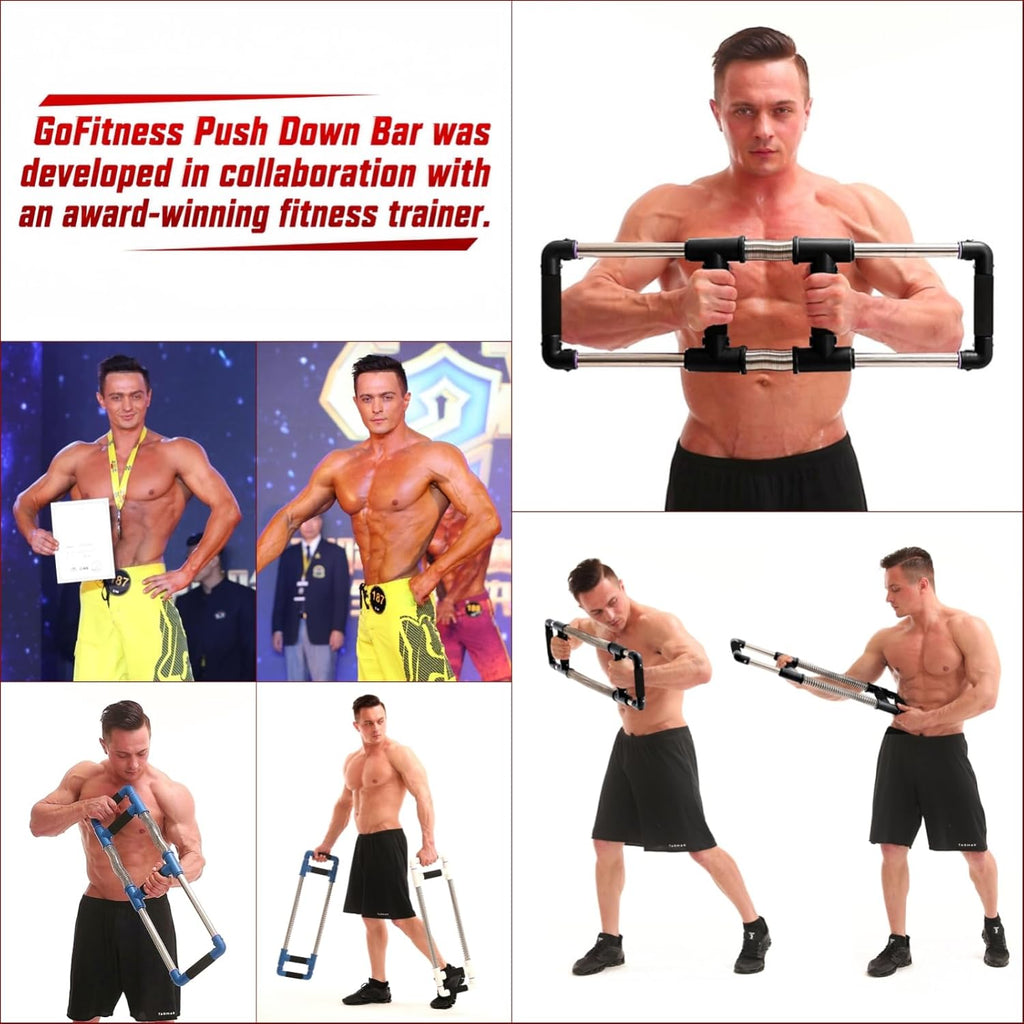 Push down Bar - Chest Exerciser for Home Gym