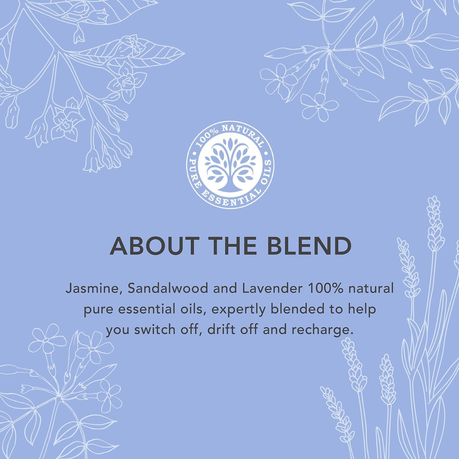 - Sleep Better - Bath & Shower Wash - Lavender, Jasmine & Sandalwood Essential Oils - 100% Natural Pure Essential Oils - 400Ml