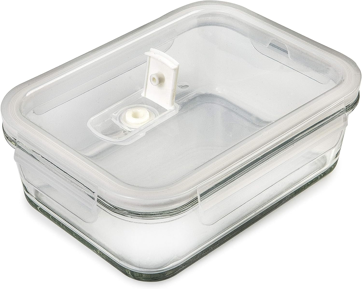 5 Pack 30Oz Glass Containers with Lids - 1 Compartment