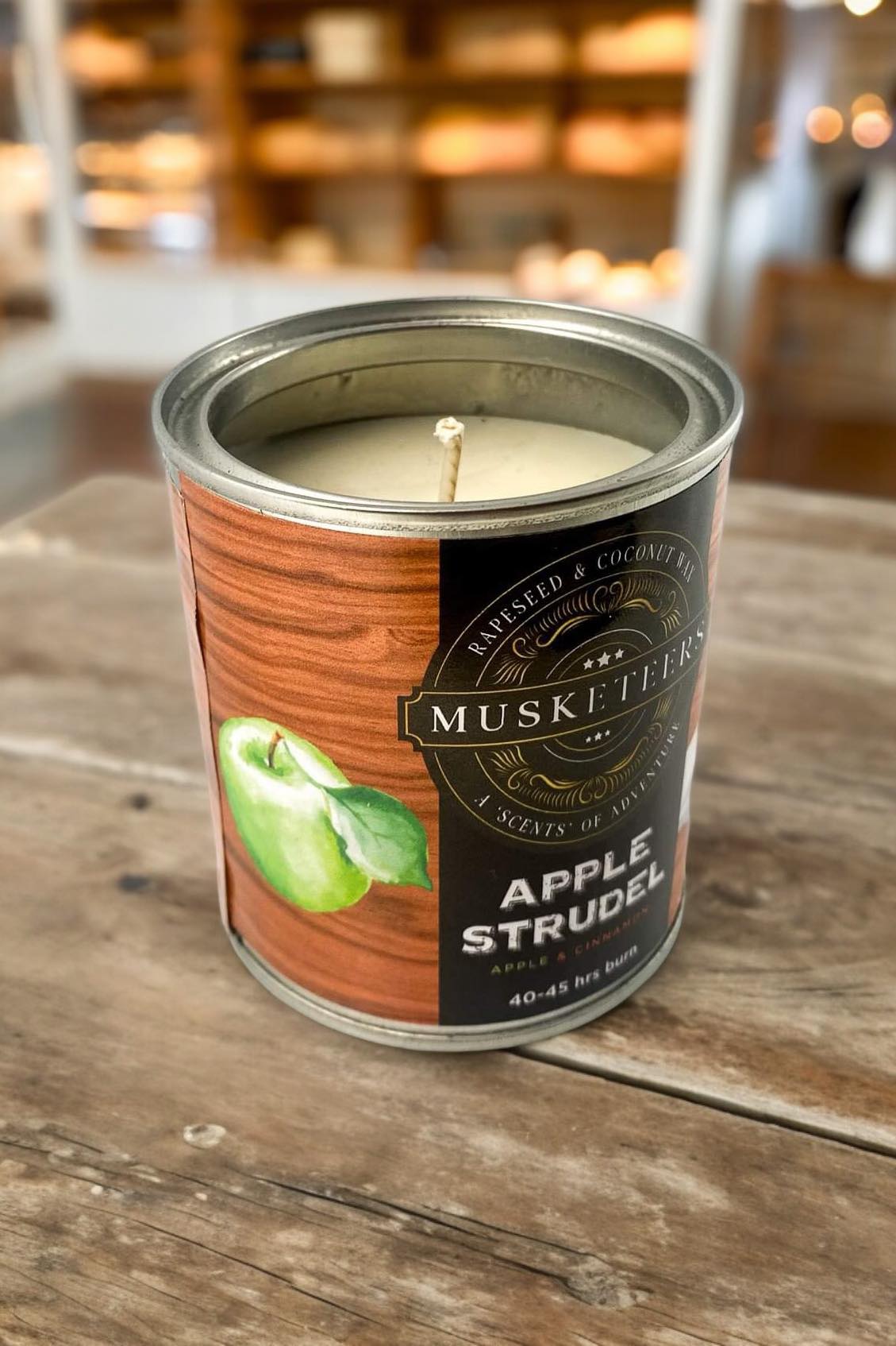 Apple Scented Candle UK – Apple Strudel Luxury Bakery Candle-2