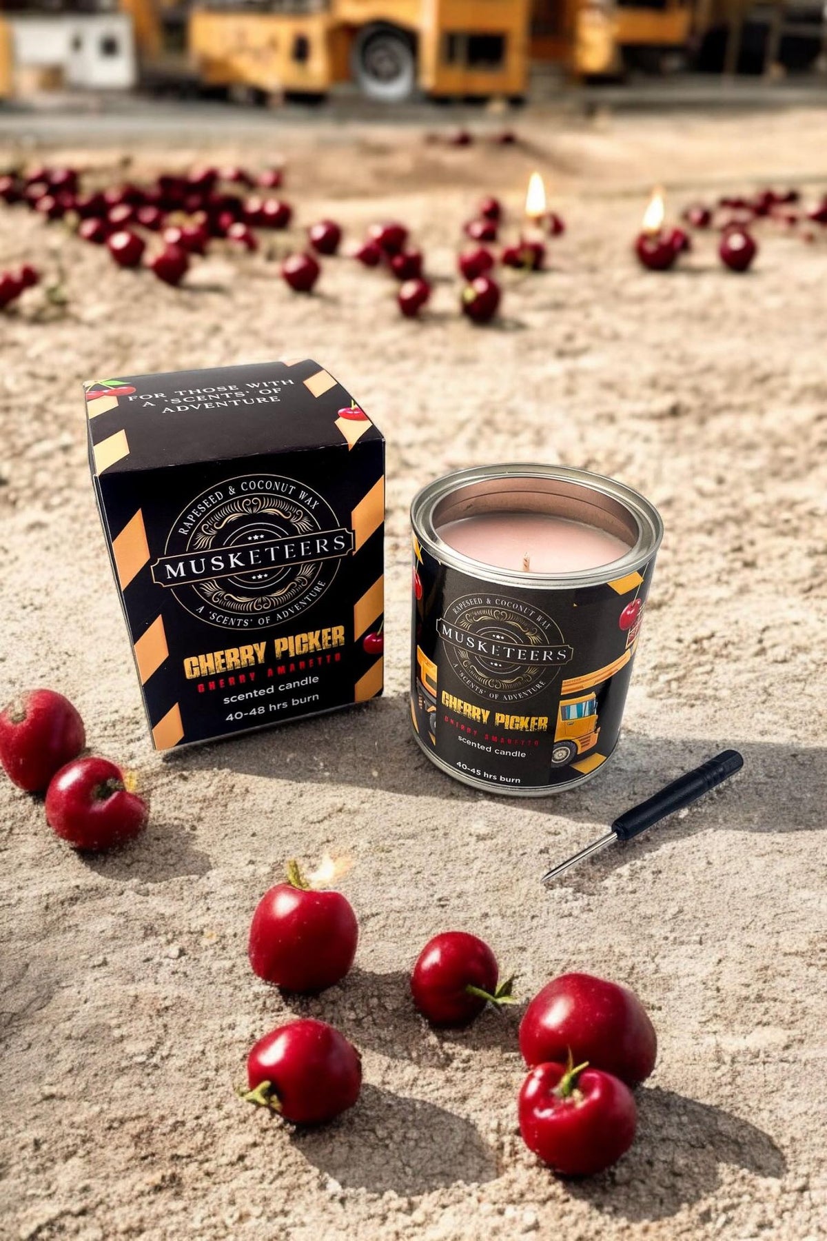Cherry Picker - Cherry Amaretto Candle-3