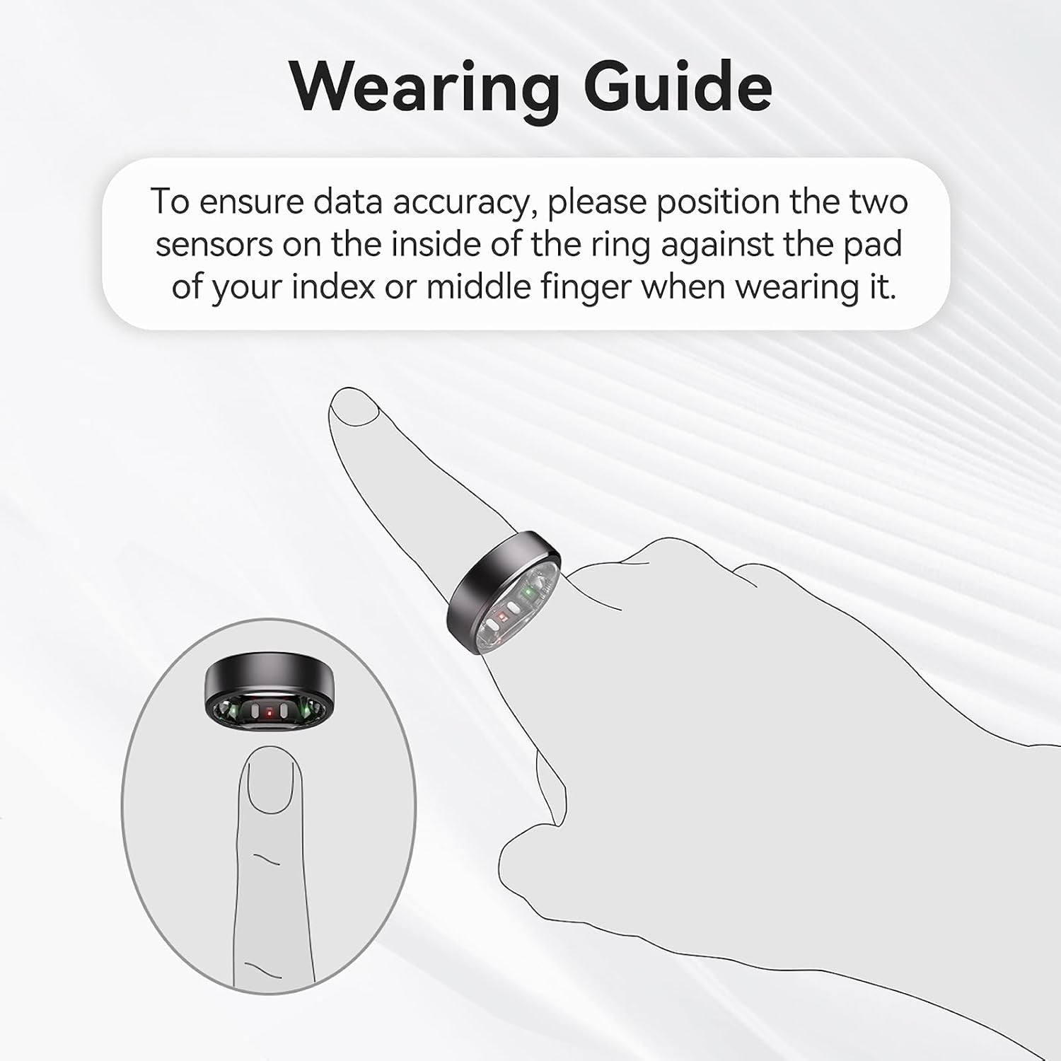 Ringconn Gen 2 Sizing Kit - Size First before You Buy - Choose from 9 Sizes - Si
