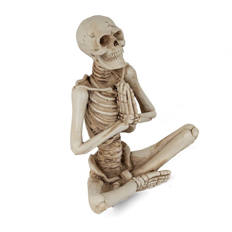 Yoga Skull Figure Decorative Ornament