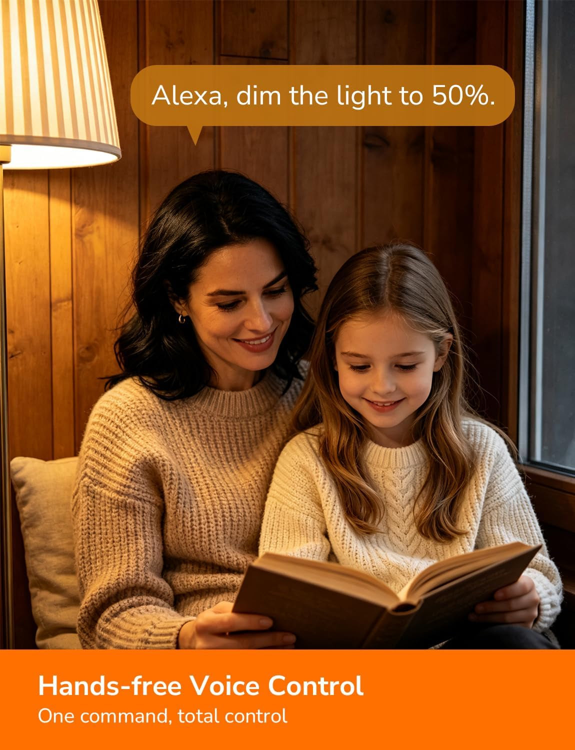 AI B22 Smart Bulb, 8.5W 806Lm, Tunable White Wifi Bulbs, 4 Packs