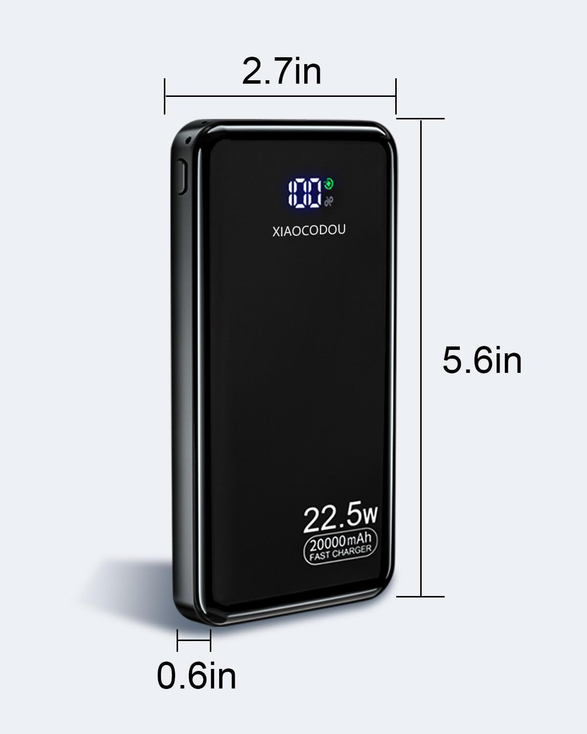 POWER BANK 20000Mah PD20W Fast Charging USB C 22.5W Portable Charger Powerbank W
