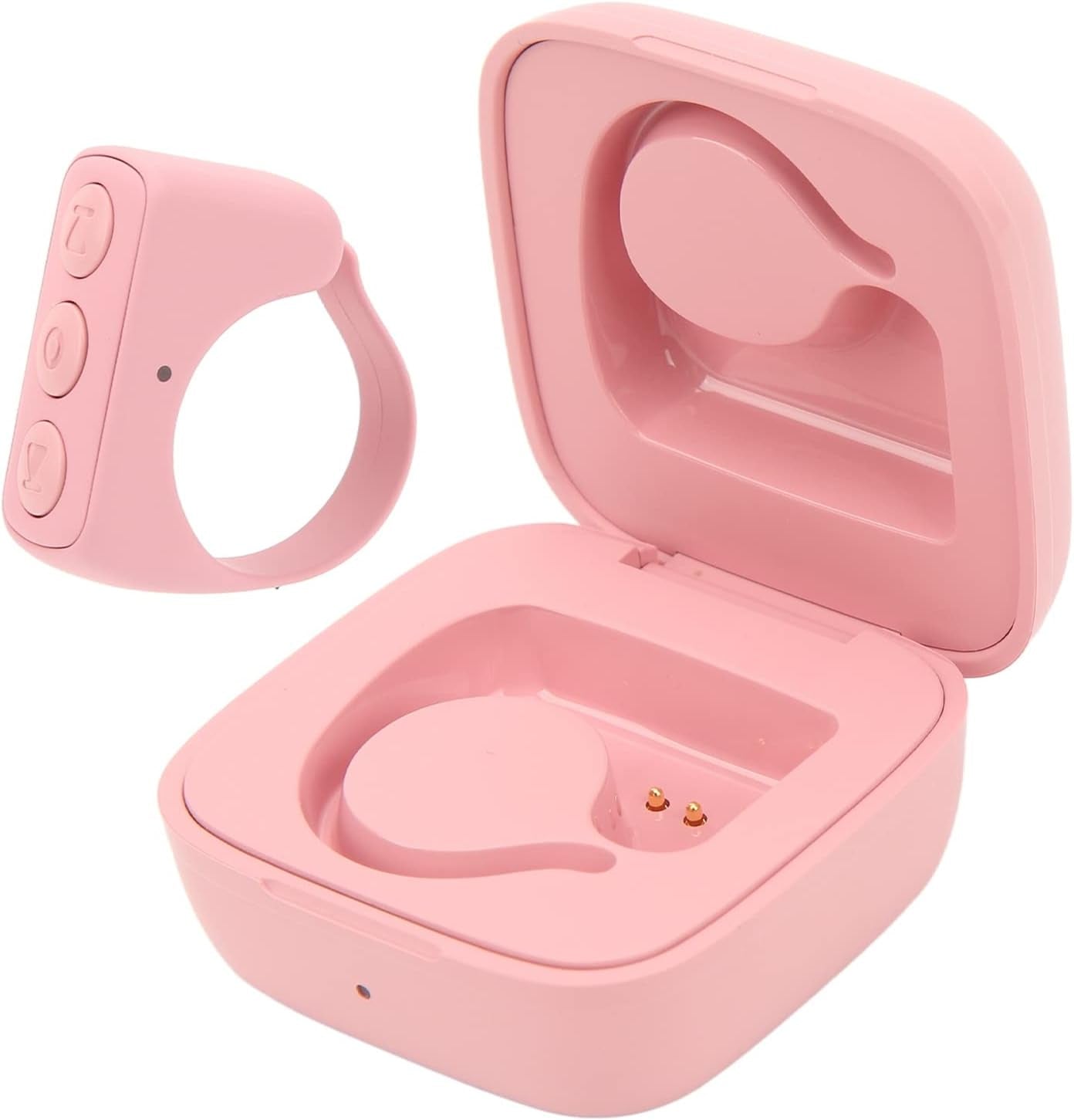 Tiktok Remote Control Kindle APP Page Turner,Bluetooth Camera Video Recording Remote,App Remote Scrolling Ring Clicker,Tik Tok Scrolling Ring for Cell Phone (Pink)