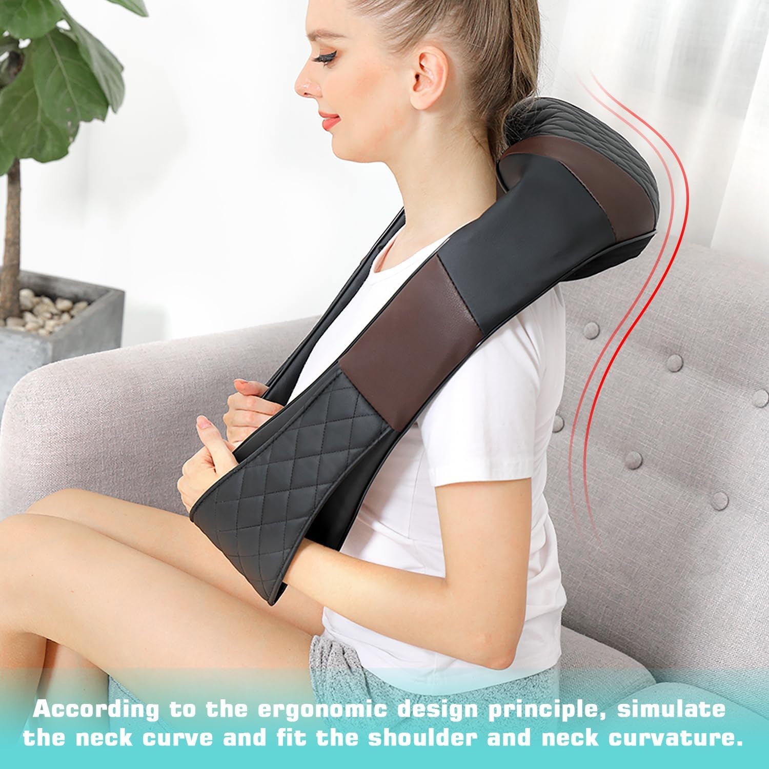 Shiatsu Neck Massager with Heat for Pain Relief
