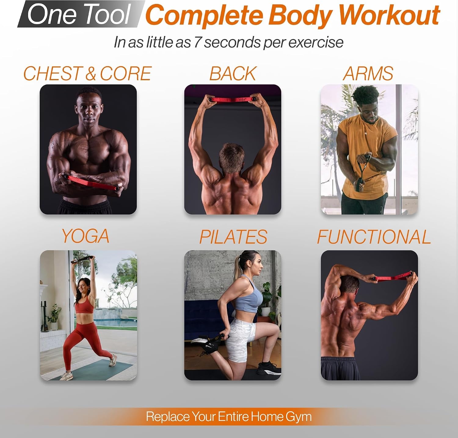 ISO BOW Pro Isometric Exercise Equipment & Workout Straps - Self Resistance Stretching Strap with Handles, Portable Workout Equipment for Yoga - Strength Training Equipment for Home Gym