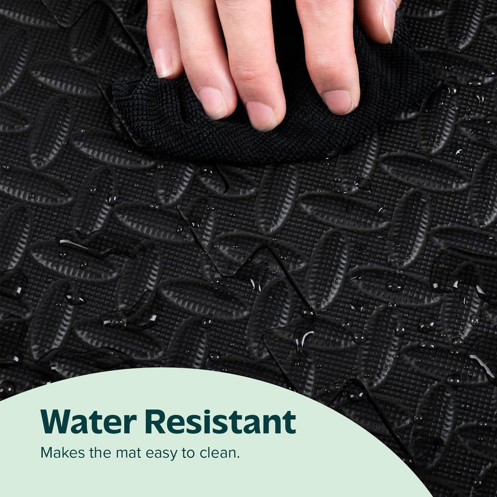 Interlocking Foam Mats Soft | (60 X 60 Cm) Eva Exercise Mat | 12 Tiles Covers 48 Square Feet | Rubber Matting Non-Slip for Gym Floor | Thick Yoga Exercise Matt for Home, Gym, or Office