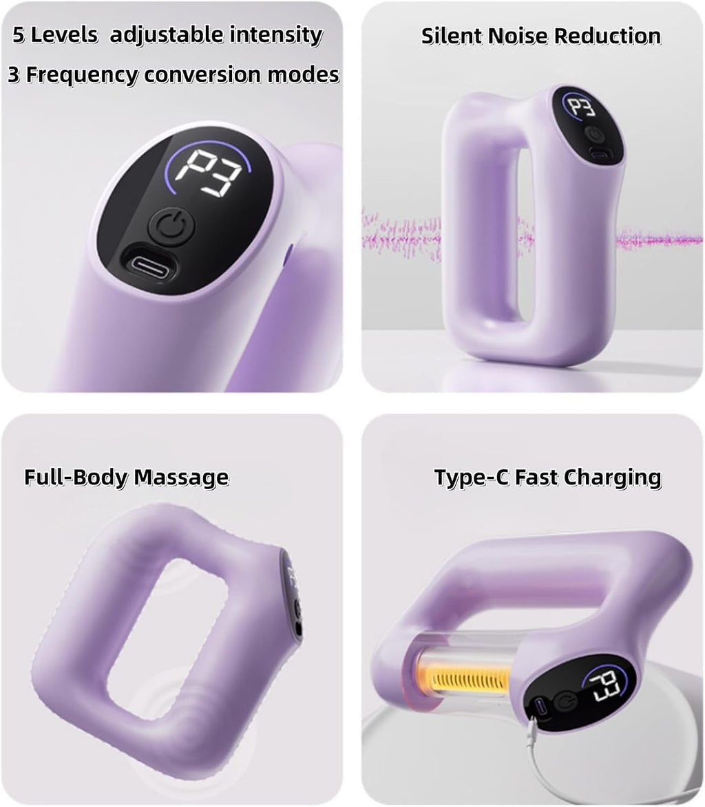 Multifunctional Full-Body Fascia Ring, Body Massager for Muscle Stimulater Machine, Electric Adjustable 3 Modes & 5 Levels Massagers Tool Gift for All (D1)