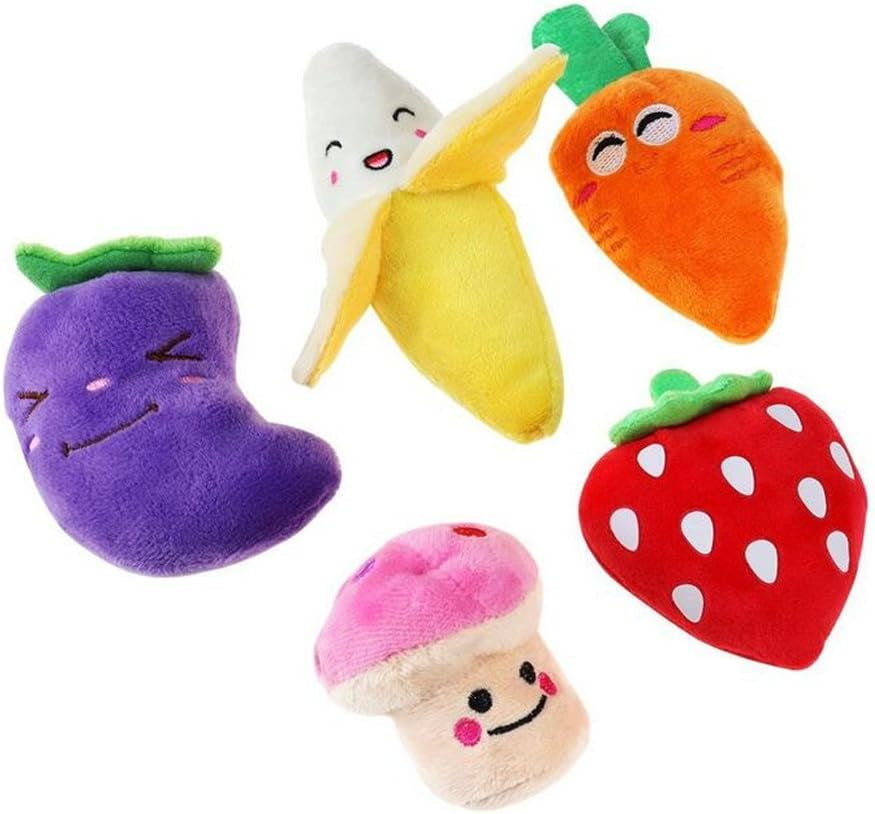 Small Dog Toys Squeaky Dog Toys Pets Squeaky Toy, 6 Pcs Plush Puppy Toys for Small Medium Dogs