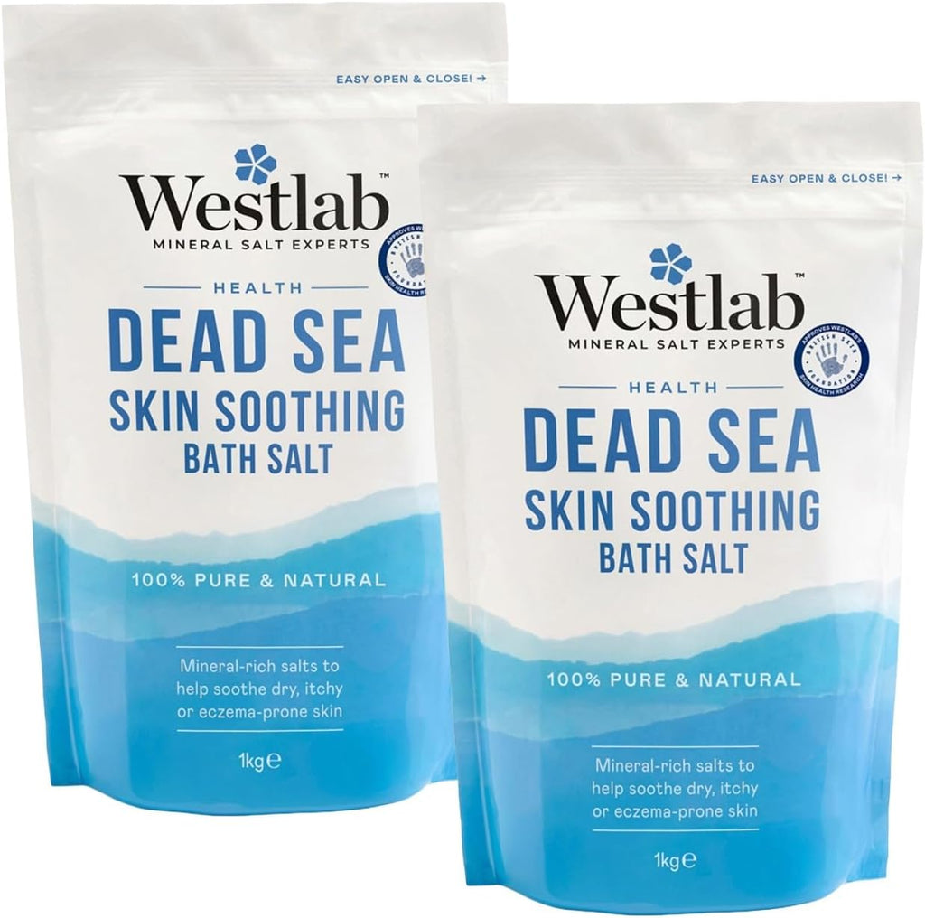 Health Dead Sea Bath Salts 1Kg (2 Pack)