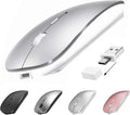 Wireless Bluetooth Mouse for Macbook Air Pro Imac Laptop Desktop Surface Pro, Wireless Computer Mouse USB C Rechargeable Portable Slim Quiet Mice for Mac Mini/Ipad/Pc