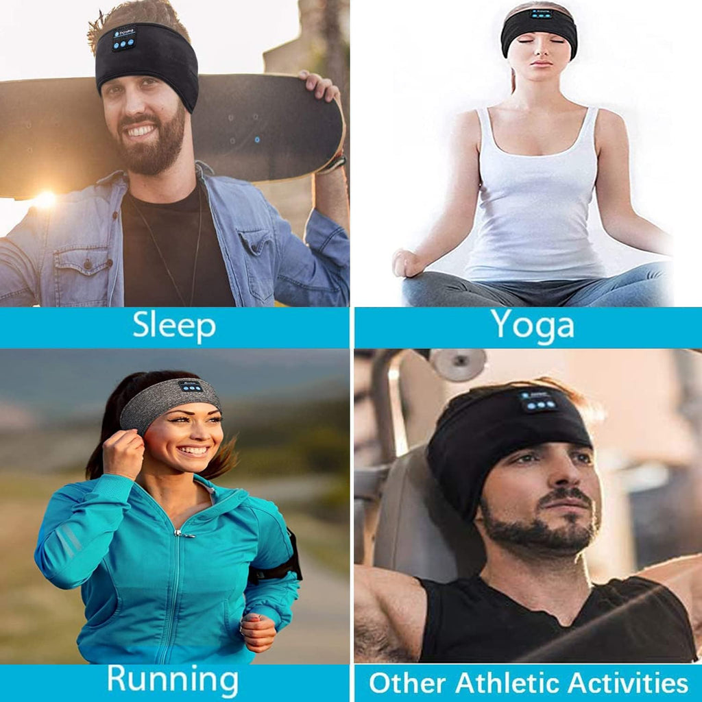 Sleep Headphones V5.0 Wireless Bluetooth Snoozeband Built-In HD Speakers