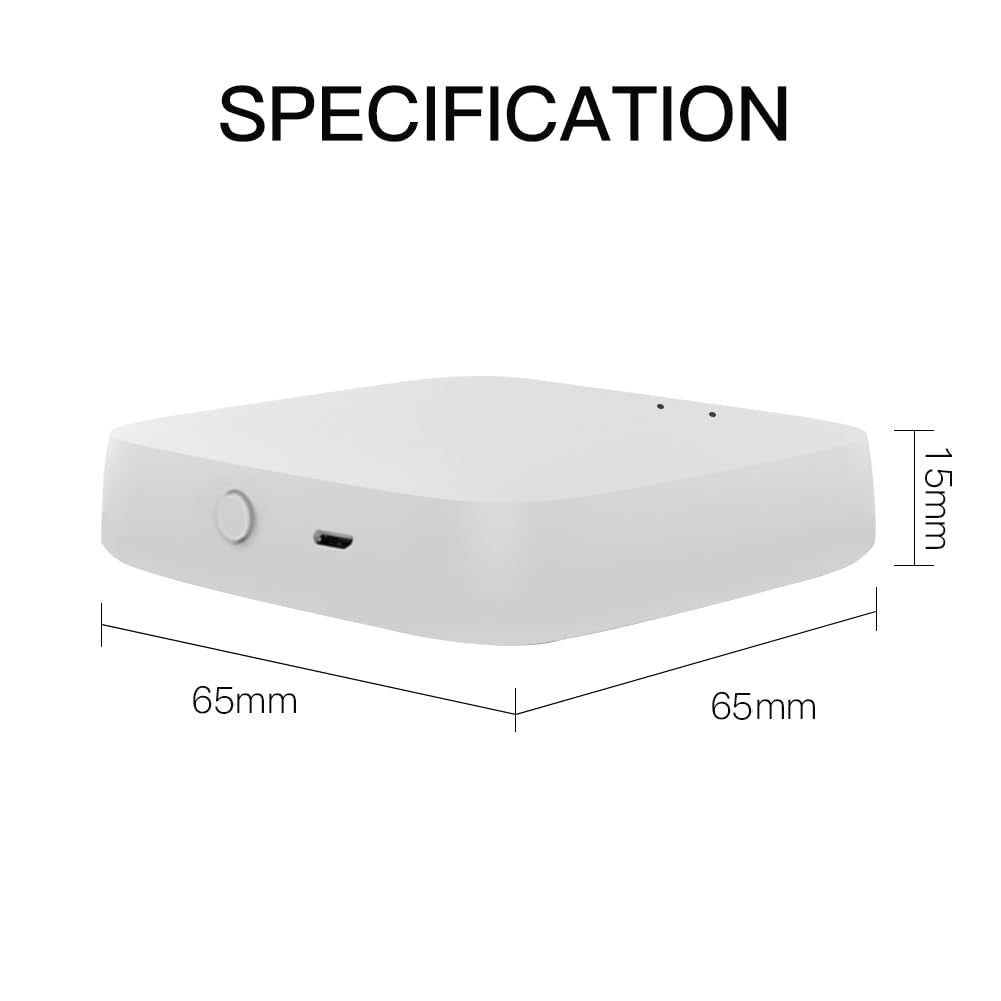 Tuya Zigbee and BLE Multi-Mode Smart Home Gateway Wifi Mesh Hub Work with Tuya Zigbee or BLE Smart Home Devices