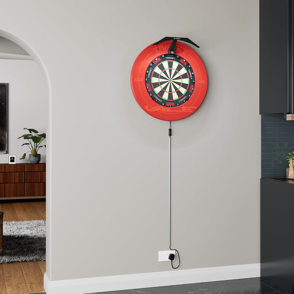 LED Dartboard Light - Bright Dart Board Lighting | Extra Long 3M Cable | Securely Fits All Dart Boards | Easy Assembly | Professional Darts Accessories