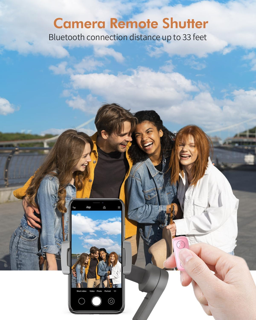 Tiktok Scrolling Ring, Bluetooth Remote Control Page Turner for Ios Ipad Android, Finger Scroller for Tiktok Camera Video Shutter Selfie Button - Purple