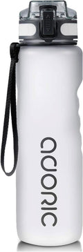 Sports Water Bottle 1L, BPA Free Tritan Leak Proof Gym Bottle, Ice