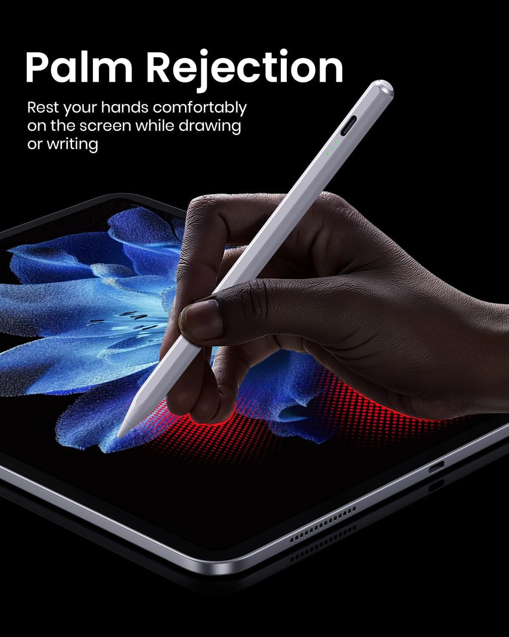HSTT Pencil for Ipad 2018-2026 2X Fast Charging,Palm Rejection