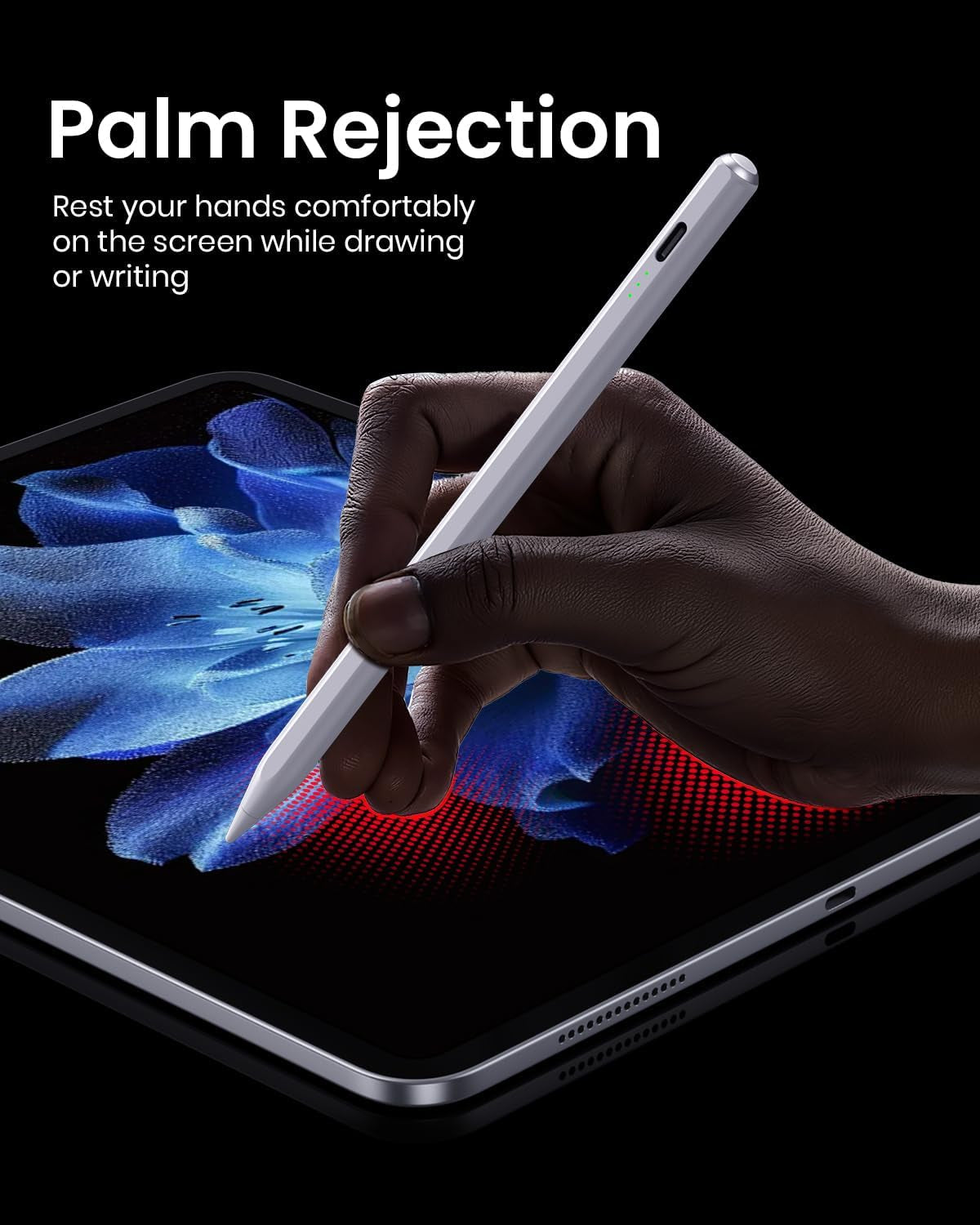 HSTT Pencil for Ipad 2018-2026 2X Fast Charging,Palm Rejection