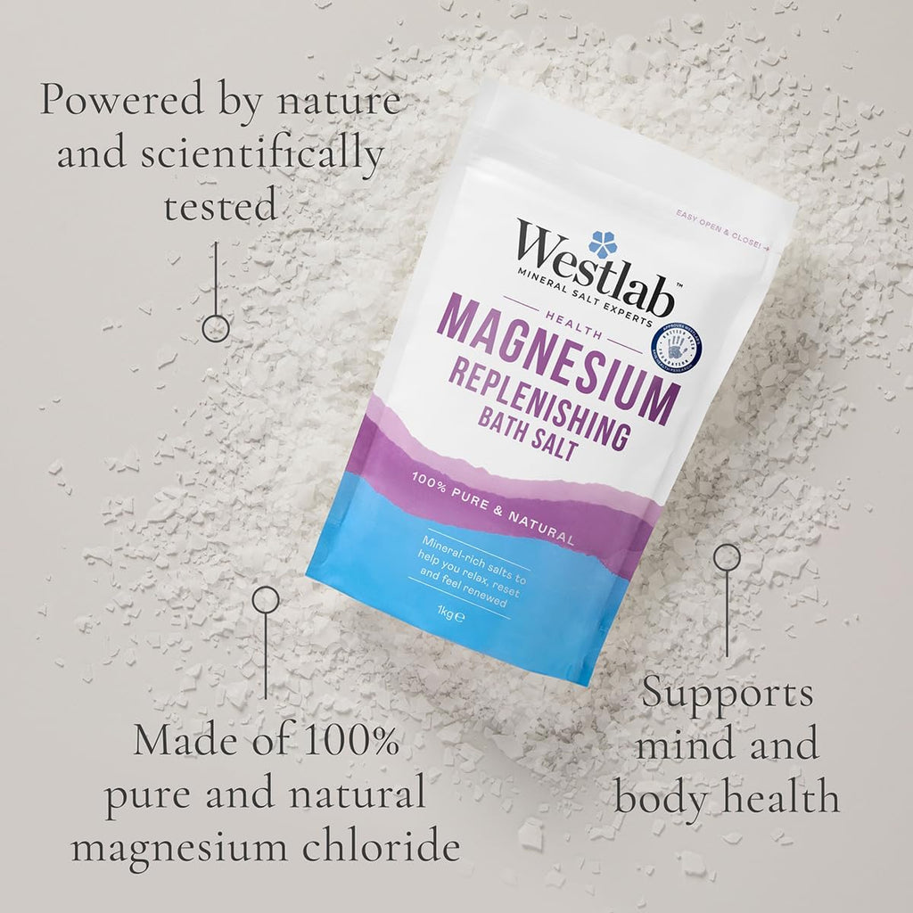 Health Magnesium Bath Salts 1Kg (2 Pack)