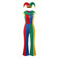 Halloween Nightmare Clown Cosplay Costume, Unisex Nightmare Clown Role Play Outfit for Party and Stage Performance