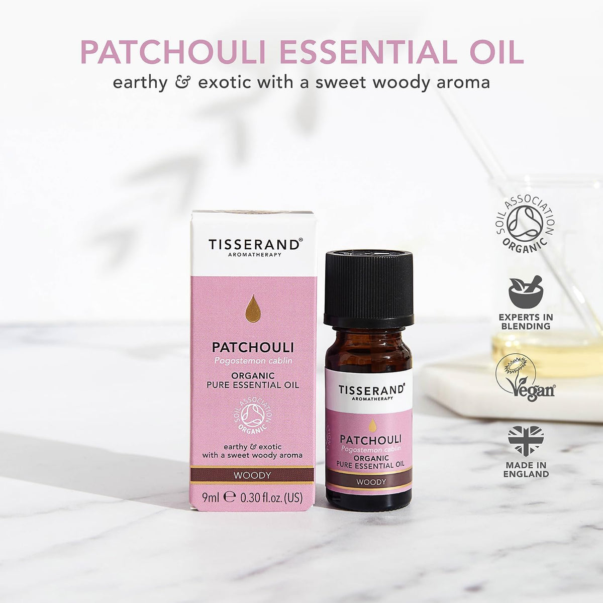 Patchouli Organic Essential Oil - 9Ml