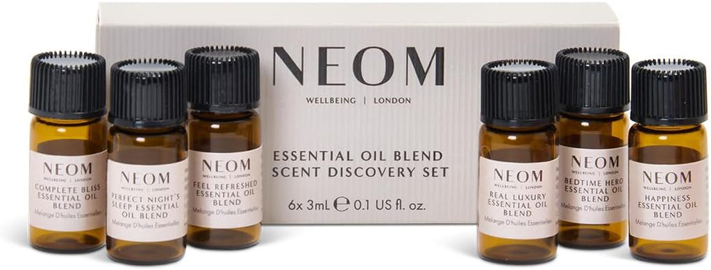 Essential Oil Blend Scent Discovery Set, 6 X 3Ml Mini Size I Our Bestselling Blends I Compatible with  Wellbeing Pod or Wellbeing Pod Luxe I 100% Natural