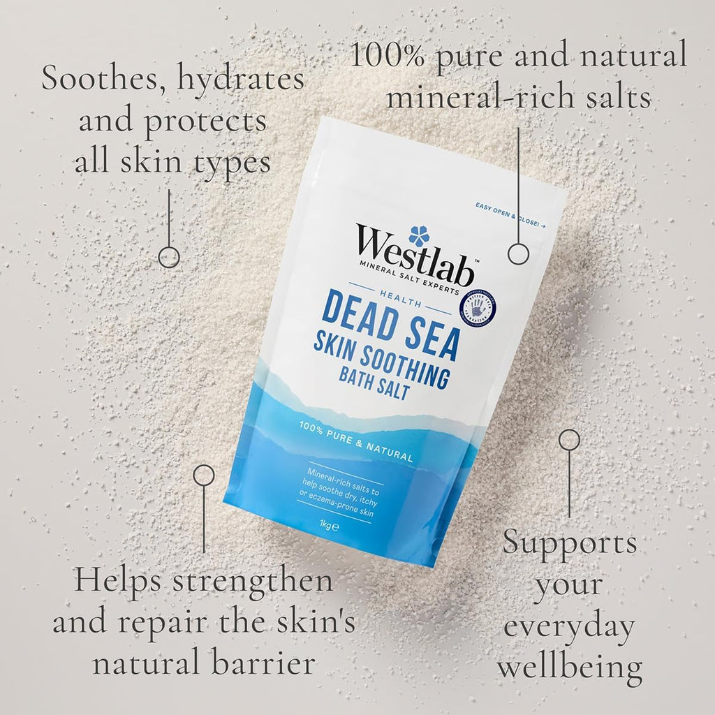 Health Dead Sea Bath Salts 1Kg (2 Pack)