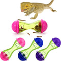 Bearded Dragon Toys (3Pcs) - Reptile Enrichment Ball Accessories, Food Toys, Transparent Design, Pet Tank Decor, Lizard Gecko Small Animal Habitat Terrarium