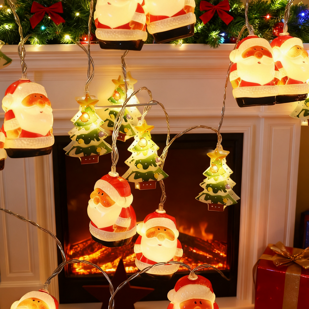 Santa Claus+Christmas Tree Christmas Lights LED Light String