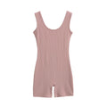 Large backless yoga jumpsuit shorts