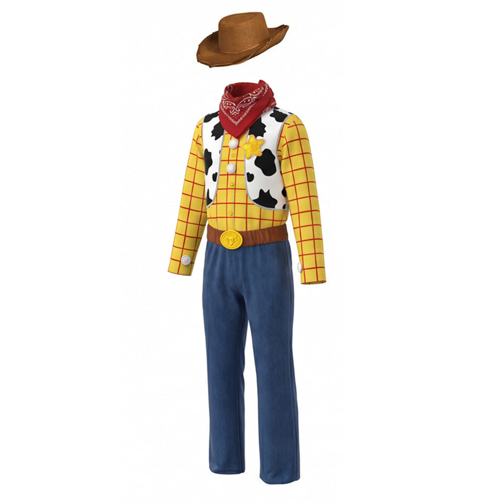 Toy Story Woody and Jessie Cosplay Costume Halloween Kids Role Play Outfit