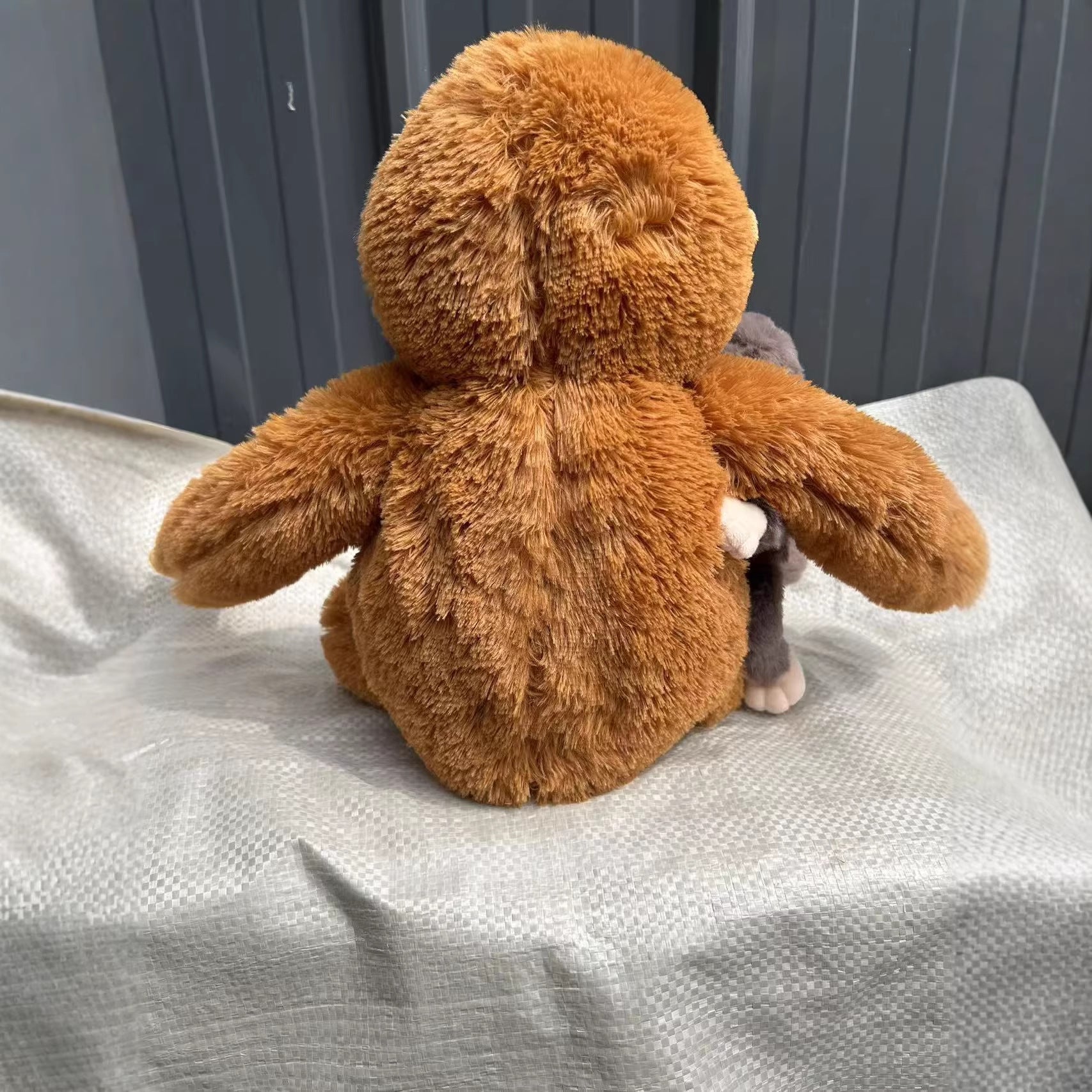 Punch Monkey Plush Mother and Baby Monkey, Boxing Mom Ape Stuffed Animal Dolls