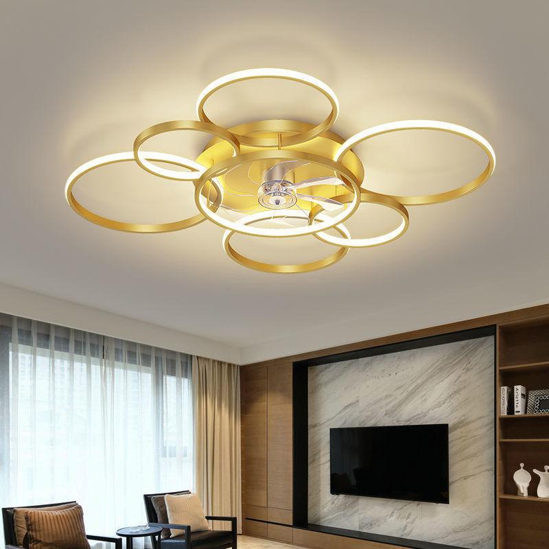 Chic Nordic Ceiling Fan Light for Stylish Home Illumination