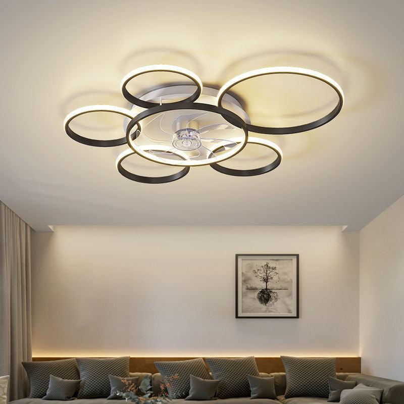 Chic Nordic Ceiling Fan Light for Stylish Home Illumination