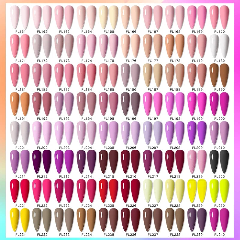 Colorful Gel Nail Polish Kit for Long Lasting Manicures