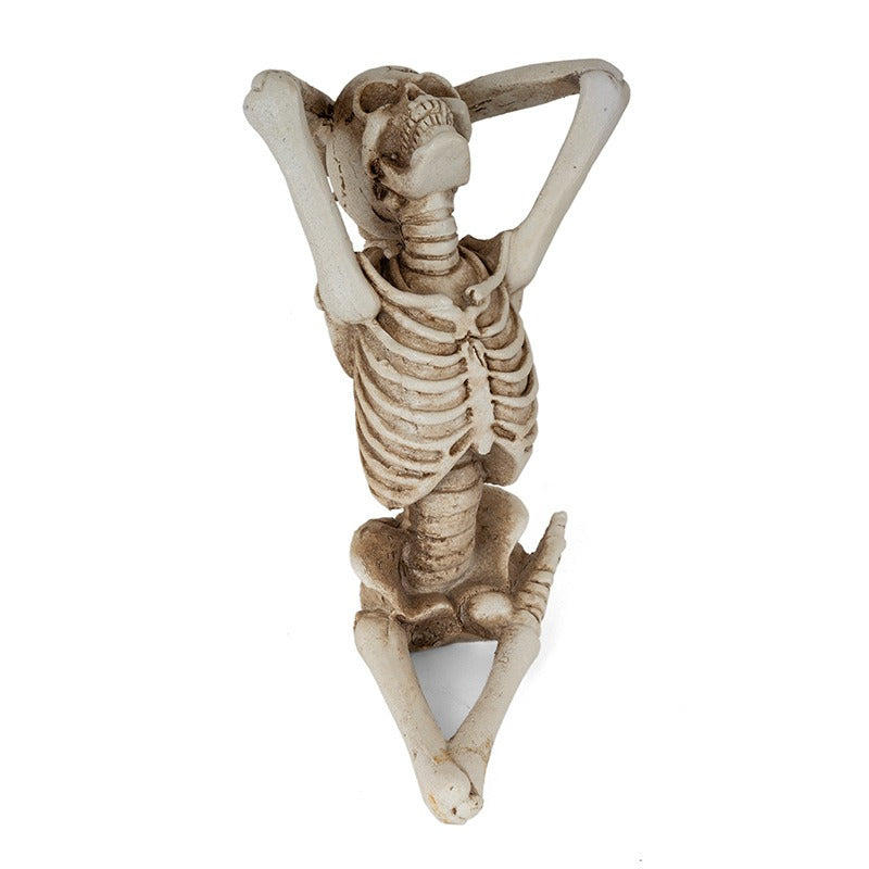 Yoga Skeleton Figure Skeleton Resin Craft ornament