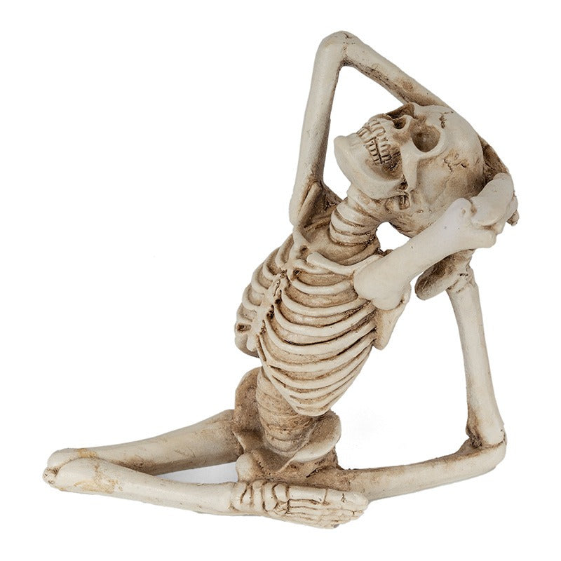 Yoga Skeleton Figure Skeleton Resin Craft ornament