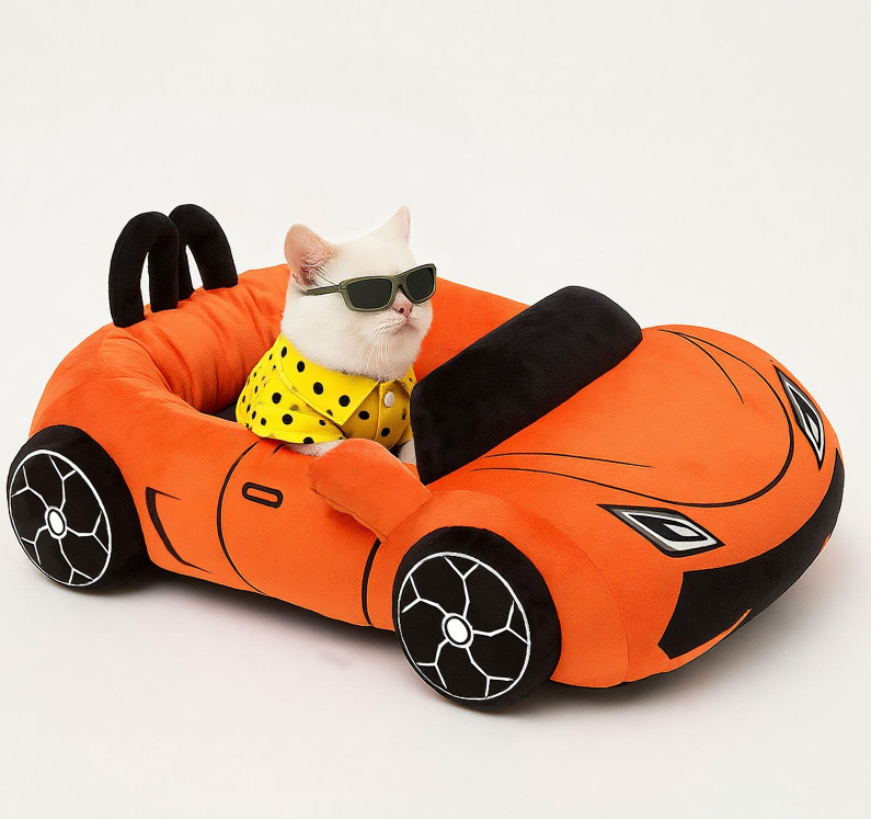 Non-slip Pet Bed Cat Bed Car Design Style Pet Bed