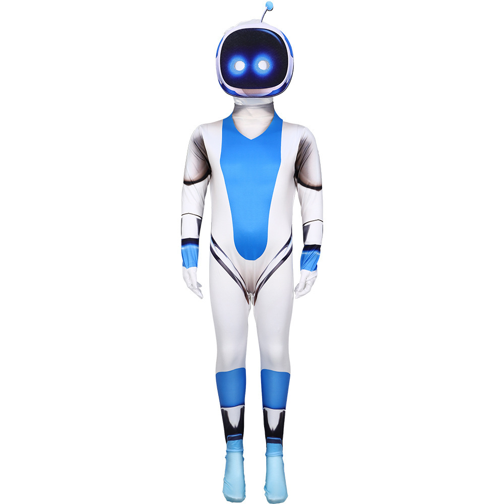 Cosmic Robot Astro Bot Bodysuit Sony Space Robot Costume Halloween Costume