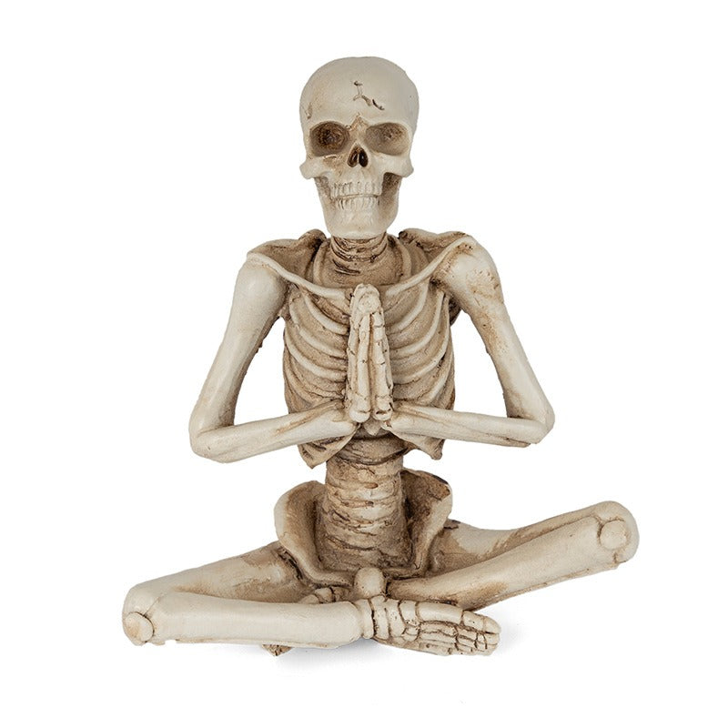 Yoga Skull Figure Decorative Ornament